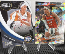 Panini Prizm & Player of the Day Aaliyah Edwards Mystics Sun 2025 2 Cards