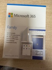 Microsoft Office 365 2019 1 Year 6 User Home with Word/Excel/Powerpoint