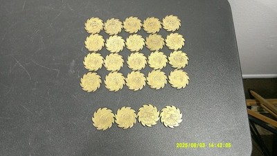 Vtg POG Slammer OJ Simpson THE CHASE Brass Saw Shape Collectors Edition 1994