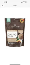 Navitas Organics Organic Cacao Powder 16 oz 454 g B Corp, BPA-Free, Fair Trade,