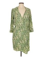 CAbi Women Green Casual Dress M