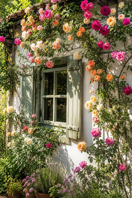 HT 2916XA Kletterrosen Mix Rosen Farbmischung Climbing Rose Samen Stück 25 -
