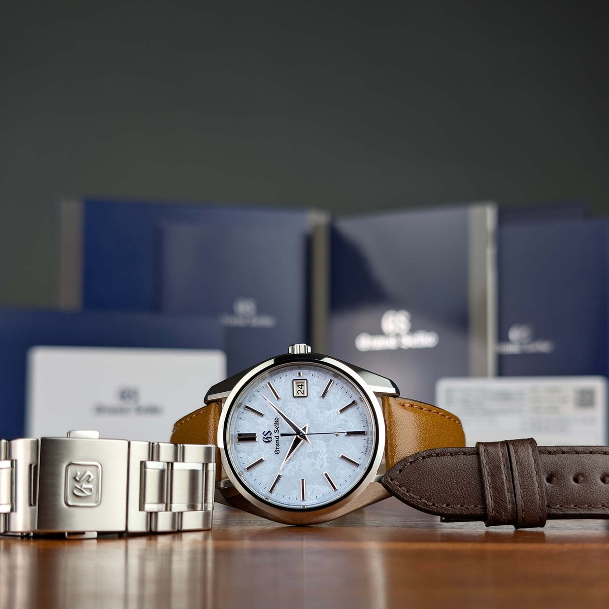 Box & Card + 2 Bonus Straps Shinshu Grand Seiko Heritage