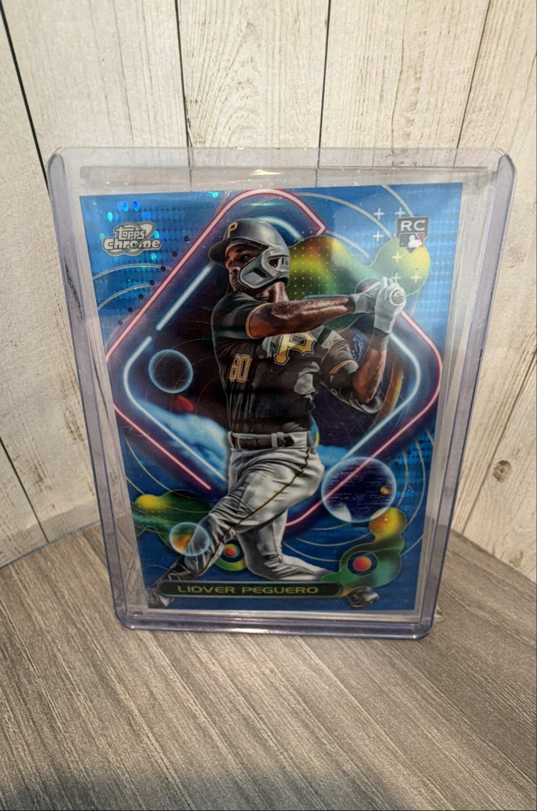 2023 Topps Cosmic Chrome - Liover Peguero #166 Blue Moon Refractor /99 (RC) BB1