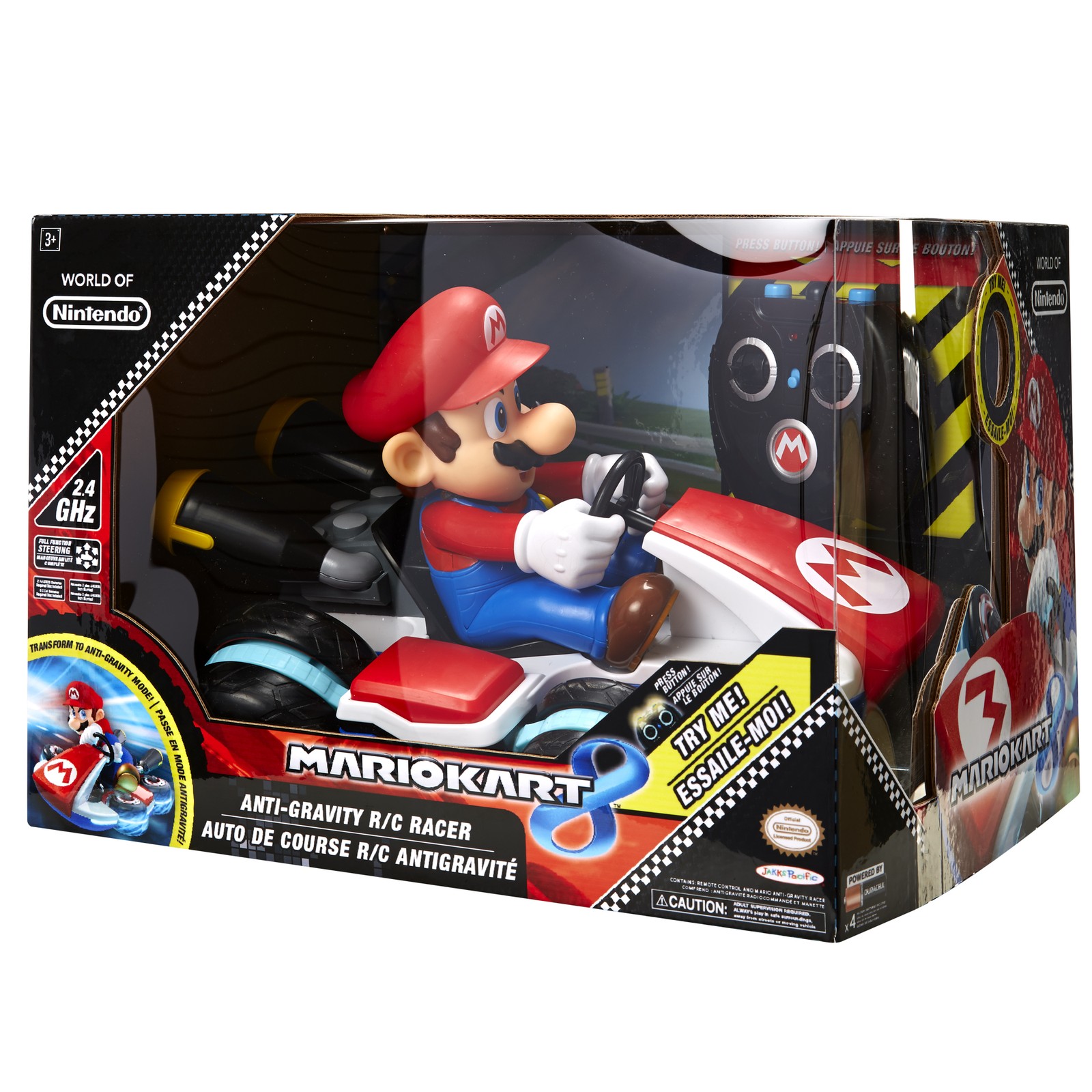 Nintendo Super Mario Anti Gravity Extra Large RC Racer Remote Control Vehicle
