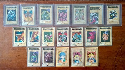 LOT OF 19 BANDAI YU-GI-OH Cards Including Blue-Eyes, Exodia etc Mixed Condition!