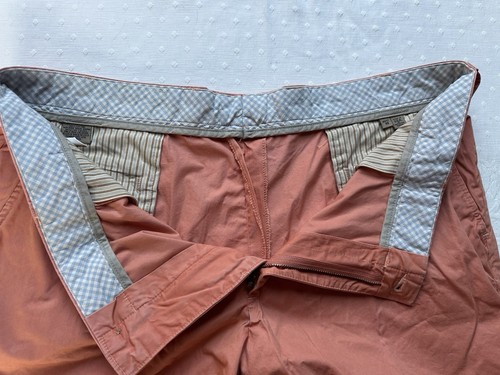NEW 44 Bills Khakis M3-COSB plain flat front TRIM fit coral salmon USA cotton - Picture 11 of 16