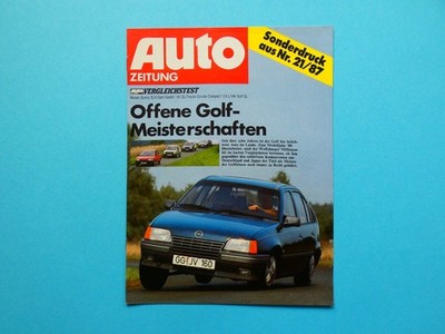 Brochure/special print-car newspaper-comparison test-Opel Kadett E - 1.6i GL