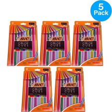 BIC Color Cues Ballpoint Pens Medium Assorted Colors 10 Count 5 Pack