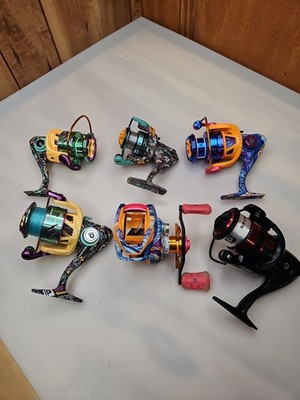 Profishiency Krazy  Reel Lot Of 6 Reels AS IS NO HANDLE 
