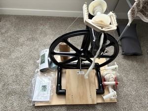 Spinning Wheel With Quill and Flyer by Babe’s Fiber Garden