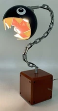 Rare Super Mario Brothers Chain Chomper Lamp Light Game Room Collectible Works!