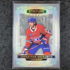 2022-23 Stature Hockey JOHNATHAN KOVACEVIC Rookie Base 53/399 #188