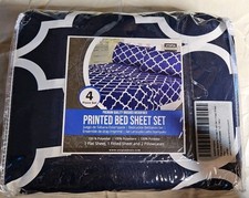 Utopia Bedding 4 Pc. Set Printed Bed Sheet Se...