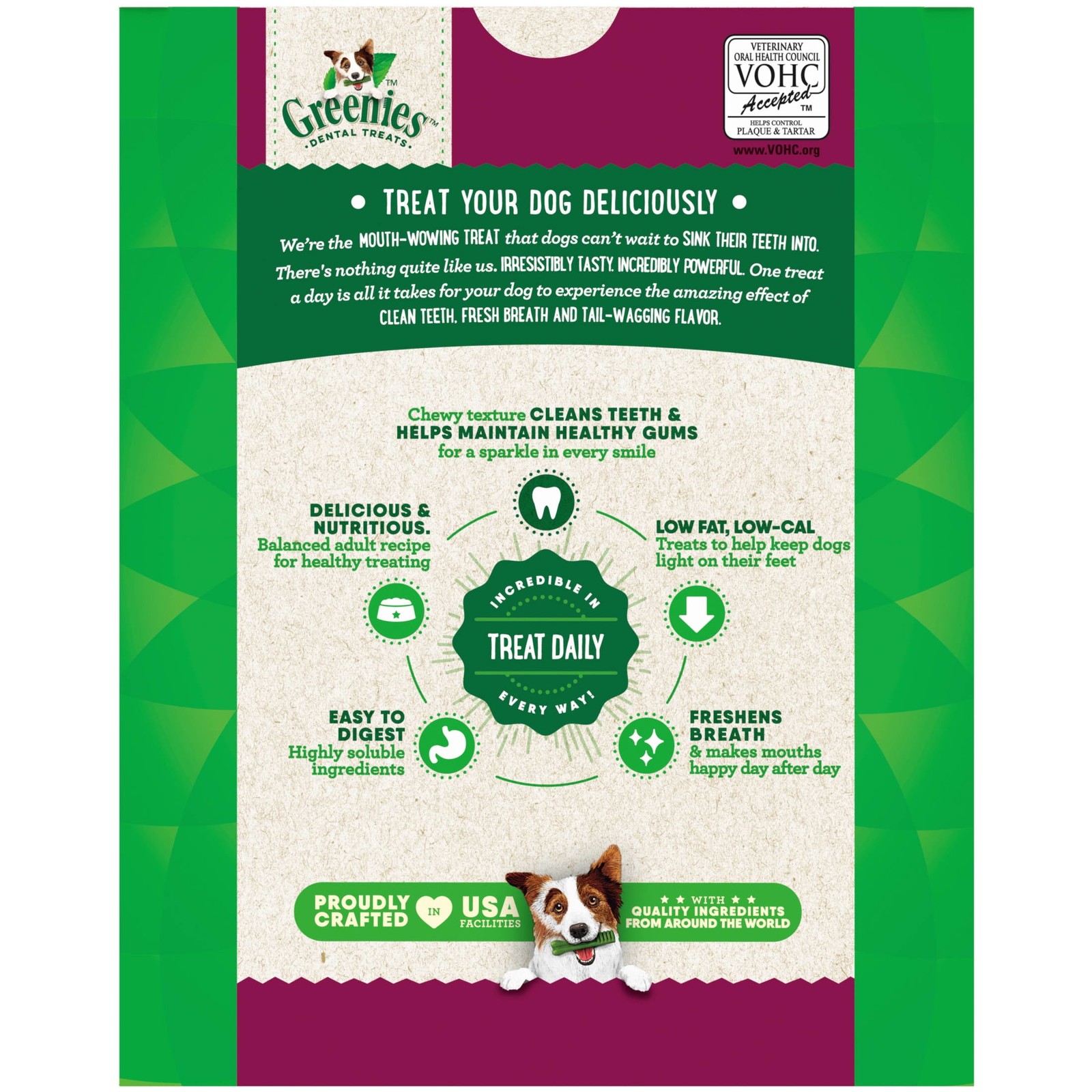 Greenies Weight Management Petite Dog Dental Chews 27oz (45 Treats)