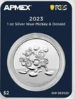 2023 Disney Mickey Mouse & Donald Duck 1 oz .999 Niue Silver Coin