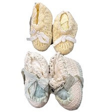 Handmade Vintage Infant Booties