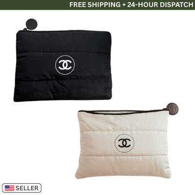 Cosmetic Travel Case (Black & White)   Compact & Ideal for Daily Essentials