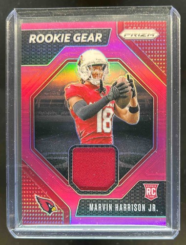 2024 Panini Prizm Marvin Harrison Jr. Rookie Gear Trikot Pink Rookie RC #RG-MHJ
