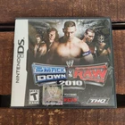 European PAL Version WWE SmackDown vs. Raw 2010 Case Nintendo DS Game NO Manual