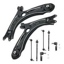 8pc Front Lower Control Arms with Sway Bars Tie Rods Kit  for Volkswagen 