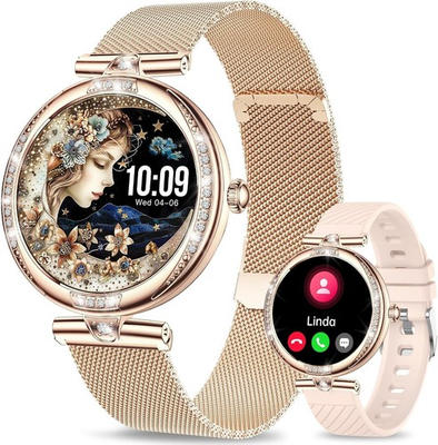 #ad #ad Smart Watch for Women Blood Pressure Monitor Calls Messages for Samsung Galaxy $69.97