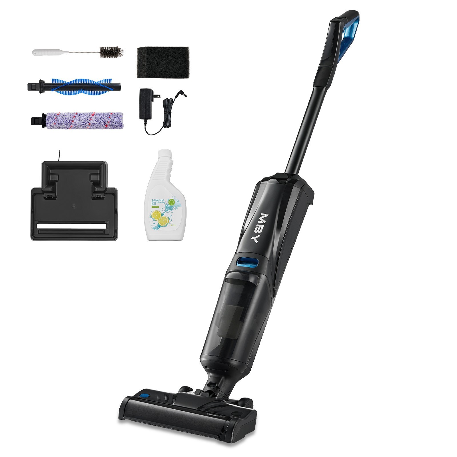 MBY F203C-DH Cordless Wet Dry Vacuum Cleaner, 15000Pa, Self-Cleaning Mop