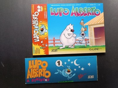 Comic LUPO ALBERTO n 72 ACME (1991) with booklet
