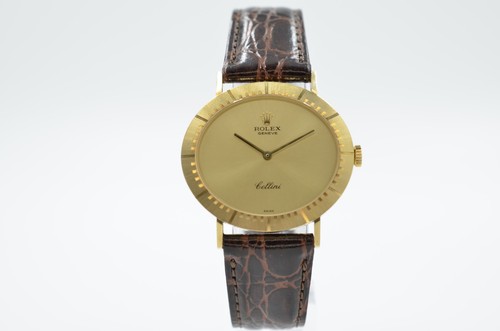Cellini 33mm 4083 Gold dial rich vintage 1989 mint with box