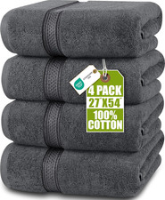 Soft absorbent bath towels with quick dry comfort for everyday home use daily  