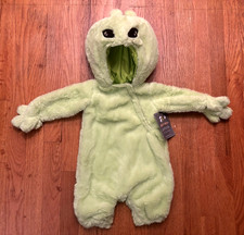POTTERY BARN KIDS GREEN SPACE ALIEN BABY HALLOWEEN COSTUME 0-6 MONTHS 69 1