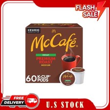 McCafe, Decaf Premium Medium Roast K-Cup Coffee Pods, 60 Count