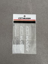 Mugen Sticker A White Size Small 90000-yz5-310a-w2 Made In Japan Genuine Mugen Sticker A White Size Small 90000-yz5-310a-w2 Made In Japan Genuine
