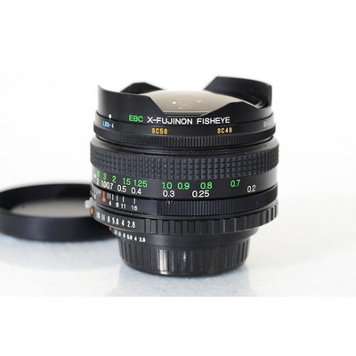 Fuji EBC X-Fujinon Fisheye 16mm F/2.8 für Fuji AX Kameras - 2,8/16 Fish-Eye
