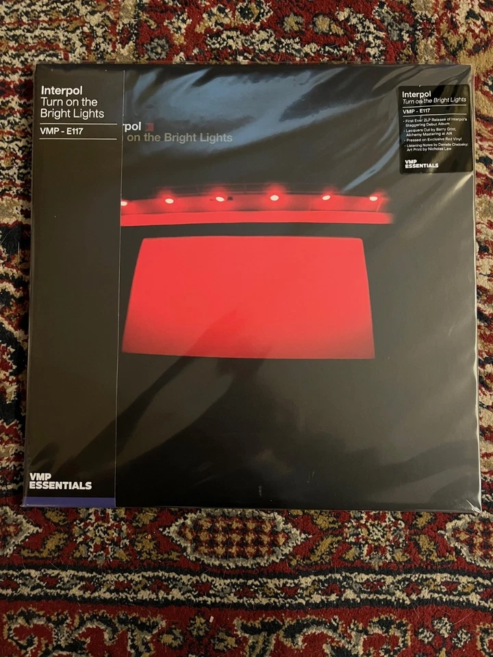 INTERPOL ~Turn On The Bright Lights SEALED 2LP Exclusive Red Vinyl VMP New - Image 2 of 3