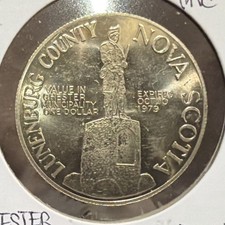 1979 CANADA Chester~Nova Scotia UNCIRCULATED Nickel Silver Trade Dollar-32MM