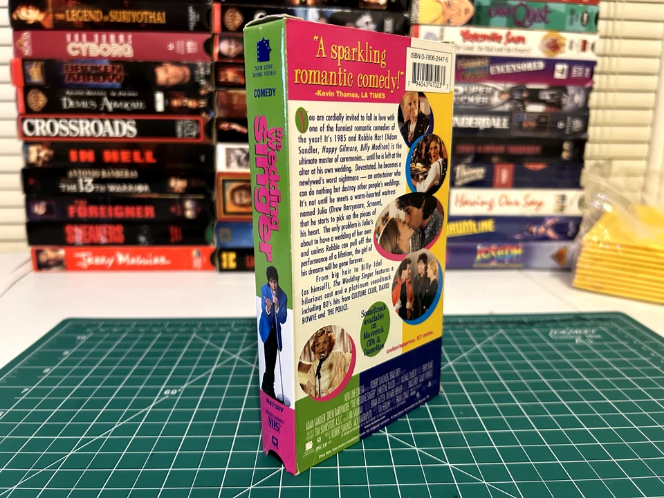 The Wedding Singer (VHS, 1998) Adam Sandler, Drew Barrymore, Christine Taylor - Image 3 of 3