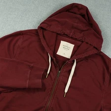 The Normal Brand Hoodie Mens XL Maroon Pullover Kangaroo Pocket Raglan