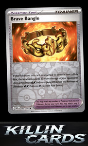 Reverse Holofoil Brave Bangle 080/086 Pokemon Uncommon SV: White Flare Card NM