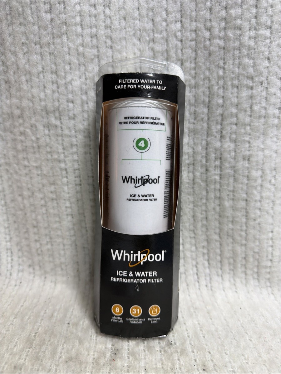 Genuine Whirlpool Ice/Water Refrigerator Filter 4 Oem Part