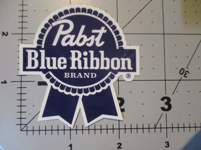 PABST BLUE RIBBON blue logo pbr STICKER decal craft beer brewery brewing