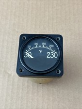 Aircraft Aviation Vintage Old Head Temperature Gauge 30-230 F Aircraft Aviation Vintage Old Head Temperature Gauge 30-230 F