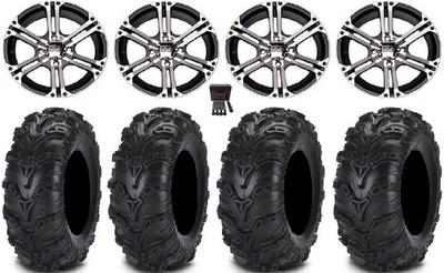 ITP SS212 14'' Wheels Machined 28'' Mud Lite II Tires Kawasaki Brute Force IRS