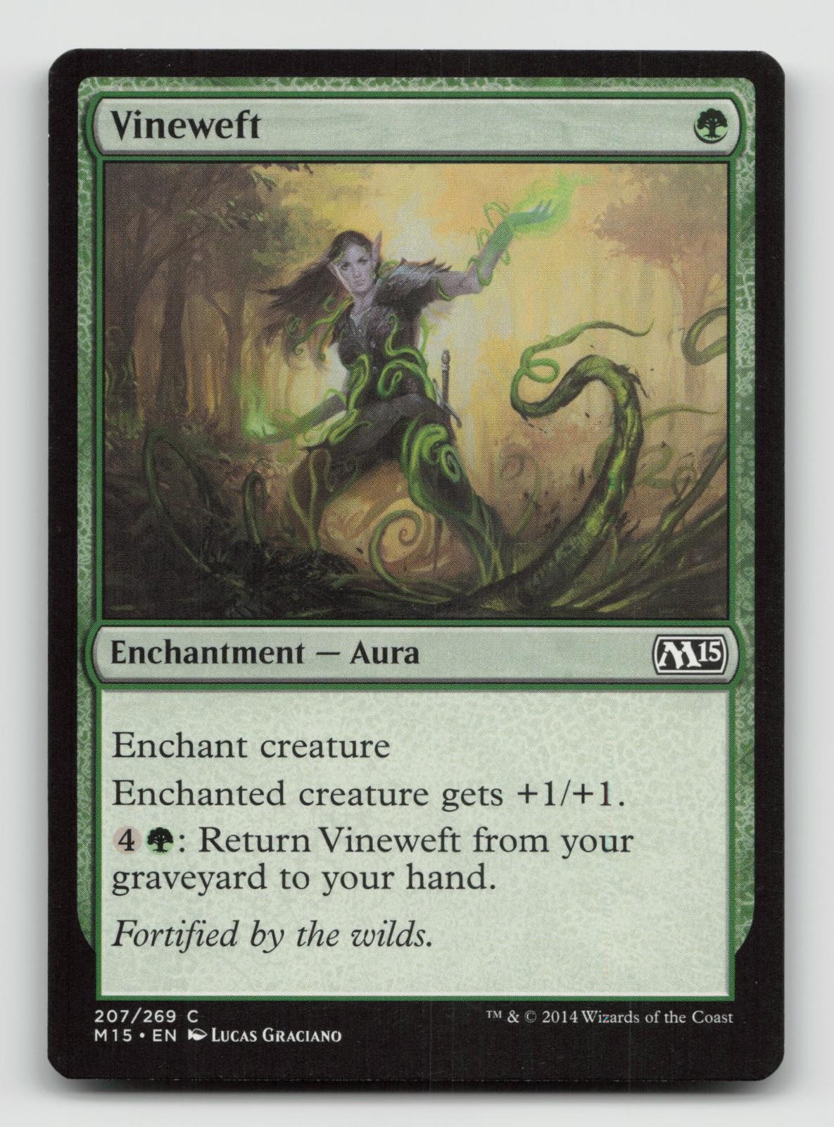 Vineweft 207 Common Magic 2015 (M15) Magic: The Gathering Lightly Played