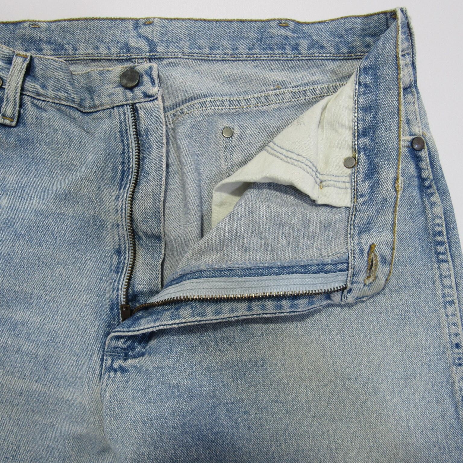 Wrangler VTG Men’s Regular Fit Straight Leg Blue W36 / L34  SKU Y05820 thumbnail 6