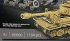 Mistbuy WW2 Tank Kit German Tiger & US M4 Sherman with 1184 pcs Free shipping  — photo 3