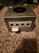 Nintendo GameCube Platinum Silver DOL-001 Power AV Video Game Console