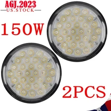 2x 150W Par46 LED Aircraft Landing Lights Replacement Bulb 12000 Lumens