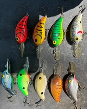 9 Pre Pradco Bandit 200 Crankbaits Used