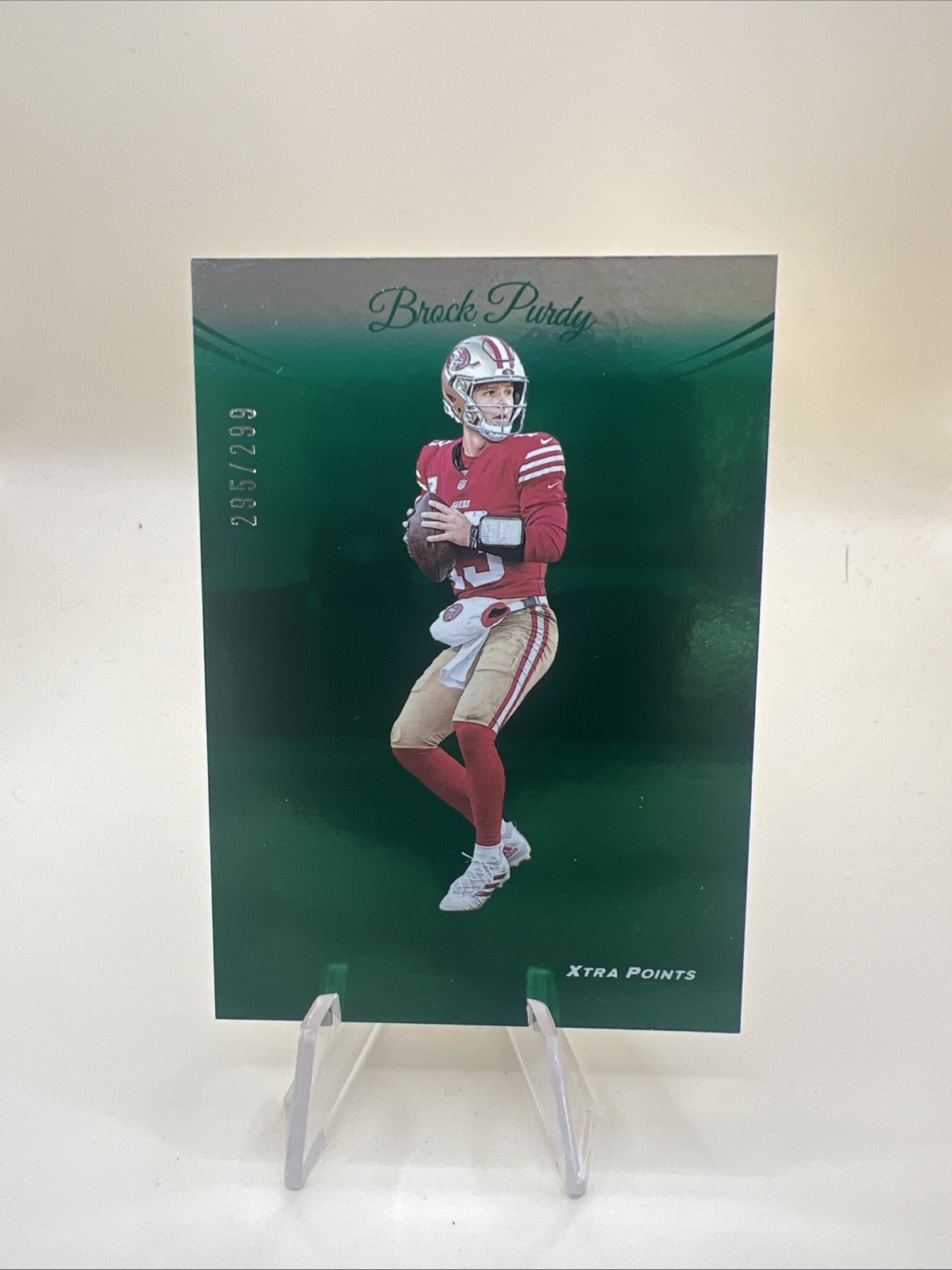 2024 Panini Prestige - Brock Purdy #257 Xtra Points Green /299